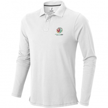 Logo trade promotional product photo of: Oakville long sleeve men's polo