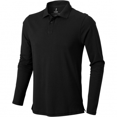 Logo trade promotional items picture of: Oakville long sleeve men's polo
