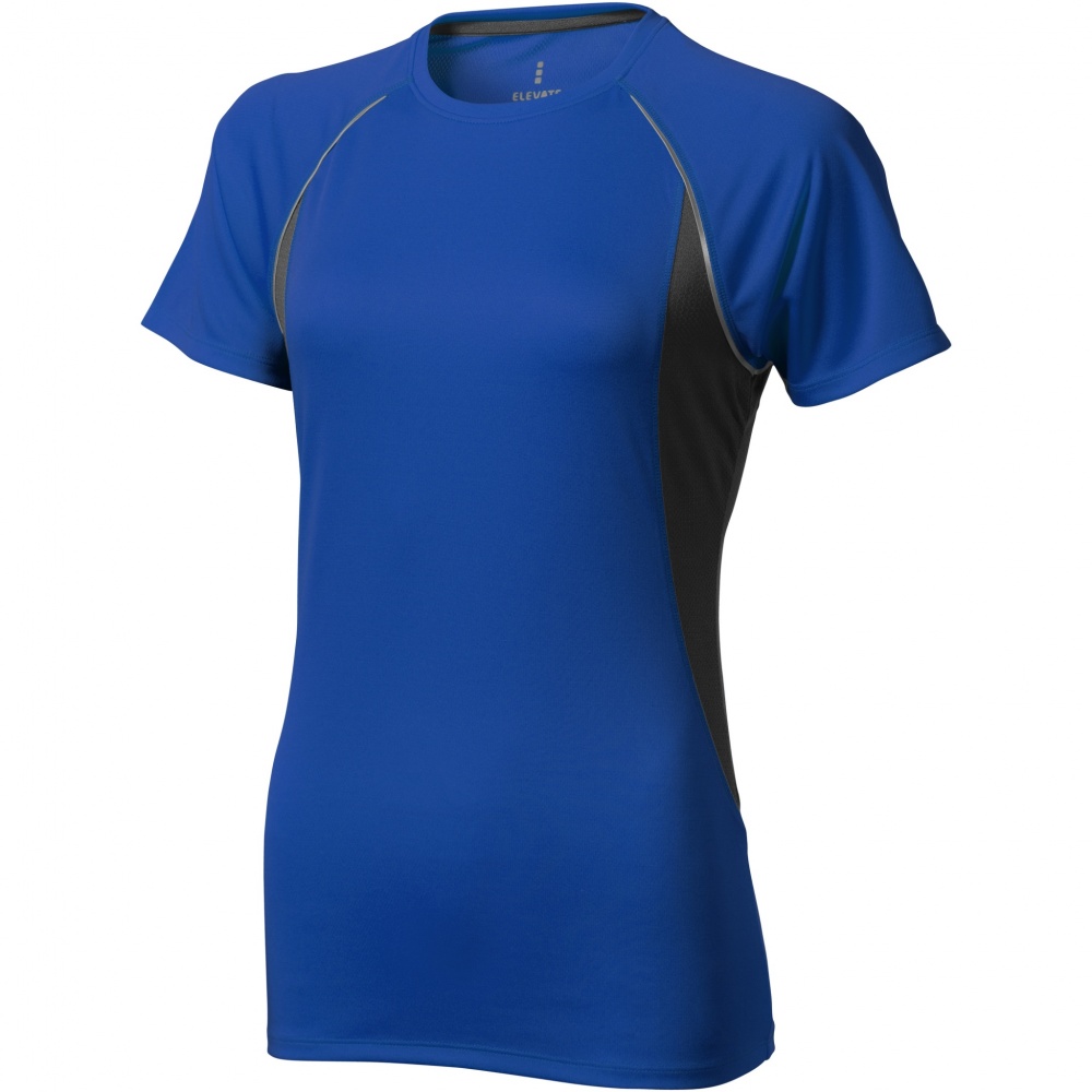 Logo trade promotional gift photo of: Quebec short sleeve women's cool fit t-shirt