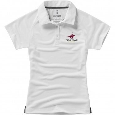Logo trade business gift photo of: Ottawa short sleeve women's cool fit polo