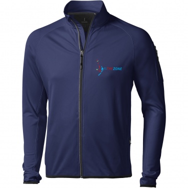Logo trade promotional merchandise image of: Mani men's performance full zip fleece jacket