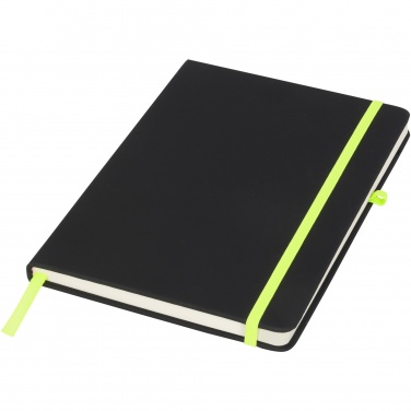 Logo trade promotional merchandise image of: Noir medium notebook