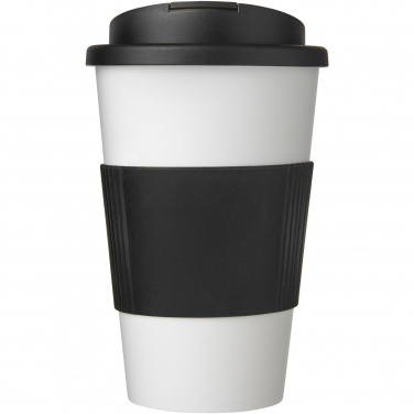 Logo trade corporate gifts picture of: Americano® 350 ml tumbler with grip & spill-proof lid