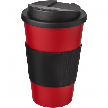 Logo trade promotional giveaways image of: Americano® 350 ml tumbler with grip & spill-proof lid