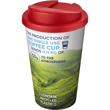 Logo trade business gifts image of: Brite-Americano® 350 ml tumbler with spill-proof lid