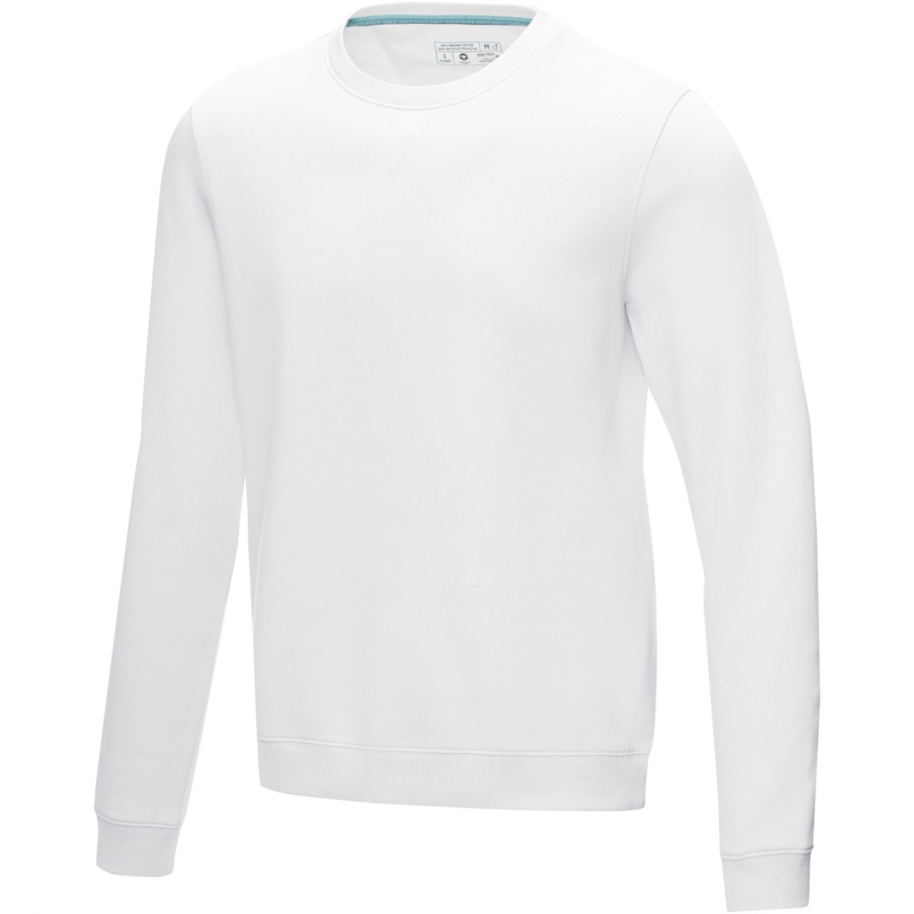 Logotrade corporate gifts photo of: Jasper men’s organic recycled crewneck sweater