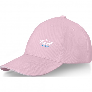 Logo trade promotional items image of: Darton 6 panel sandwich cap