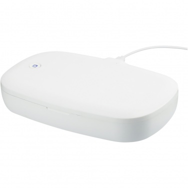 Logotrade corporate gifts photo of: Capsule UV smartphone sanitizer with 5W wireless charging pad