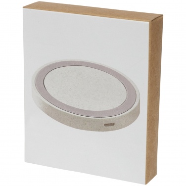 Logotrade advertising product picture of: Naka 5W wheat straw wireless charging pad