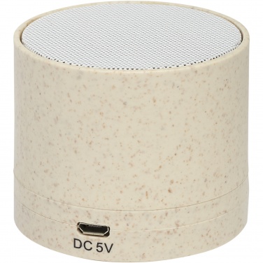 Logotrade promotional product image of: Kikai wheat straw Bluetooth® speaker