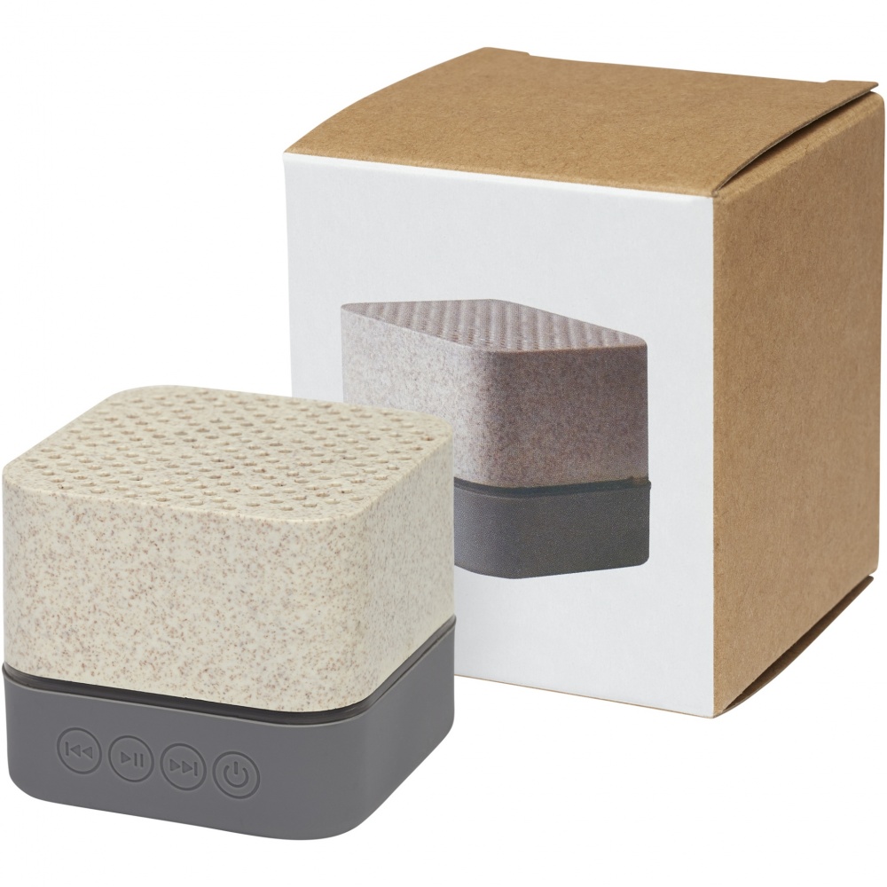 Logo trade promotional products picture of: Aira wheat straw Bluetooth® speaker