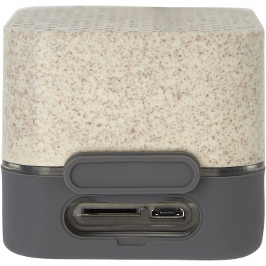 Logotrade advertising product image of: Aira wheat straw Bluetooth® speaker