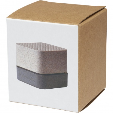 Logo trade corporate gifts image of: Aira wheat straw Bluetooth® speaker