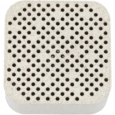 Logo trade promotional merchandise photo of: Aira wheat straw Bluetooth® speaker