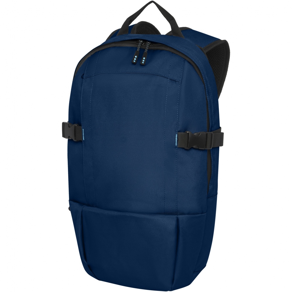Logo trade promotional product photo of: Baikal 15" GRS RPET laptop backpack 8L
