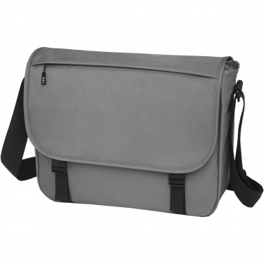 Logo trade promotional merchandise picture of: Baikal GRS RPET 15" laptop bag 12L