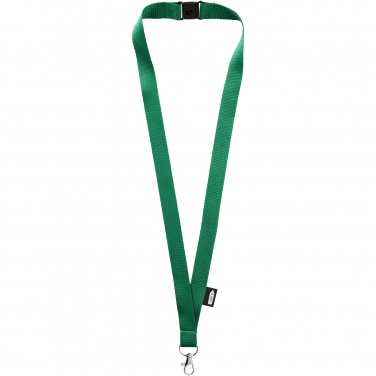 Logotrade advertising products photo of: Tom recycled PET lanyard with breakaway closure