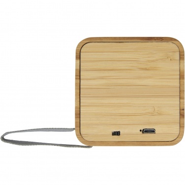 Logo trade advertising products picture of: Arcana bamboo Bluetooth® speaker