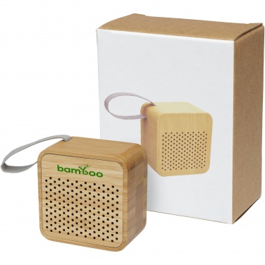 Logo trade business gifts image of: Arcana bamboo Bluetooth® speaker