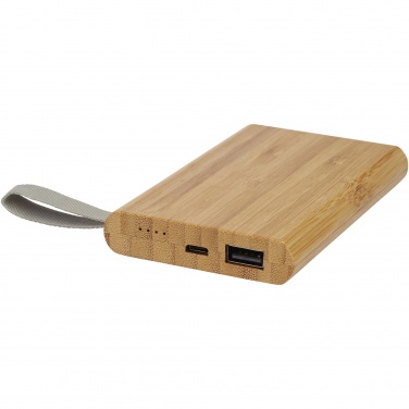 Logotrade promotional item picture of: Tulda 5000 mAh bamboo power bank