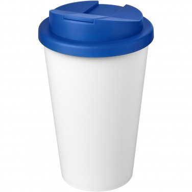 Logo trade business gifts image of: Americano® Eco 350 ml recycled tumbler with spill-proof lid