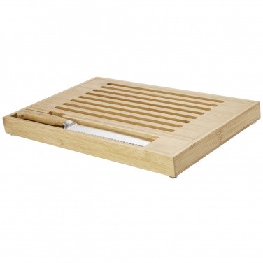 Logotrade promotional merchandise photo of: Pao bamboo cutting board with knife