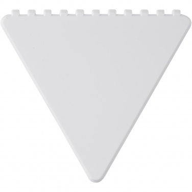 Logo trade promotional gift photo of: Frosty triangular recycled plastic ice scraper