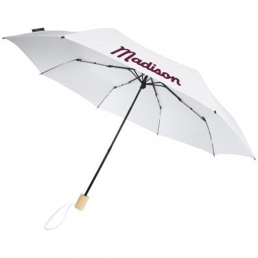 Logotrade advertising product picture of: Birgit 21'' foldable windproof recycled PET umbrella