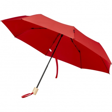 Logo trade corporate gift photo of: Birgit 21'' foldable windproof recycled PET umbrella