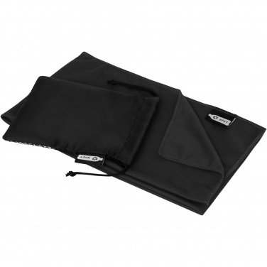 Logo trade promotional gifts image of: Raquel cooling towel made from recycled PET 80x30 cm