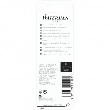 Logo trade promotional giveaways image of: Waterman ballpoint pen refill