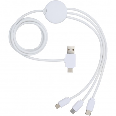 Logotrade business gift image of: Pure 5-in-1 charging cable with antibacterial additive