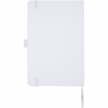 Logo trade promotional giveaways image of: Honua A5 recycled paper notebook with recycled PET cover
