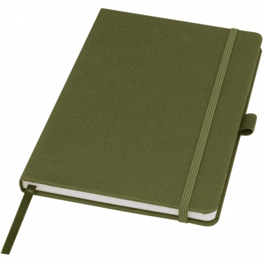 Logotrade promotional merchandise image of: Honua A5 recycled paper notebook with recycled PET cover