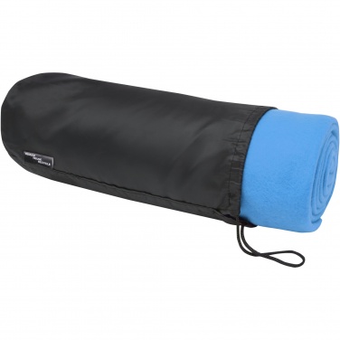 Logo trade promotional products image of: Willow GRS RPET polar fleece blanket