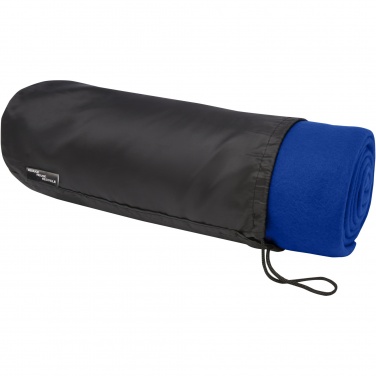 Logo trade corporate gift photo of: Willow GRS RPET polar fleece blanket