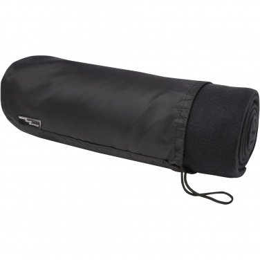 Logo trade business gift photo of: Willow GRS RPET polar fleece blanket
