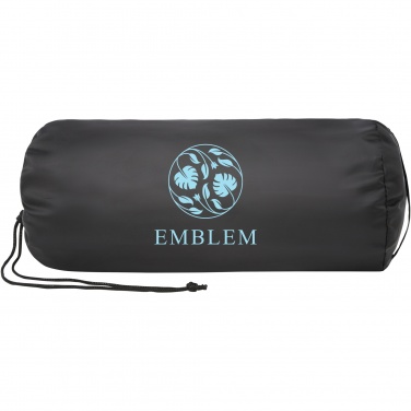 Logo trade corporate gifts image of: Lily GRS certified RPET coral fleece blanket