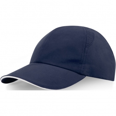 Logotrade promotional product picture of: Morion 6 panel GRS recycled cool fit sandwich cap