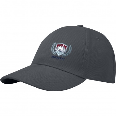Logo trade promotional merchandise picture of: Trona 6 panel GRS recycled cap