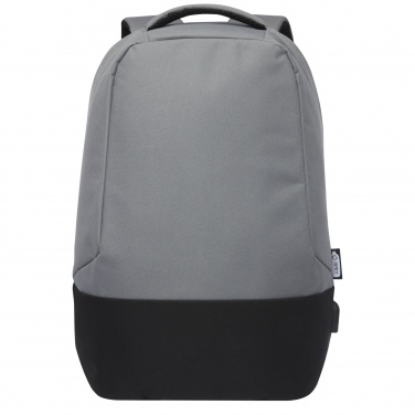 Logo trade promotional gifts picture of: Cover GRS RPET anti-theft backpack 18L