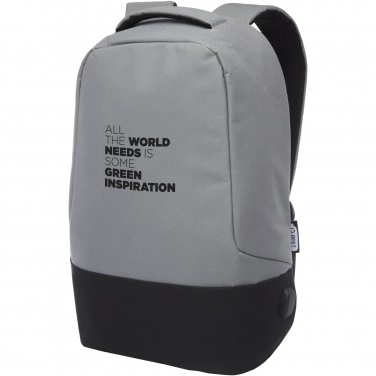Logo trade corporate gifts image of: Cover GRS RPET anti-theft backpack 18L
