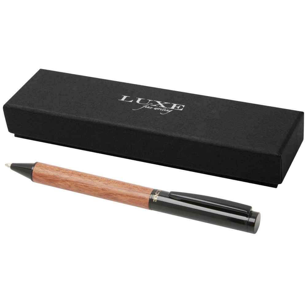 Logo trade business gift photo of: Timbre wood ballpoint pen