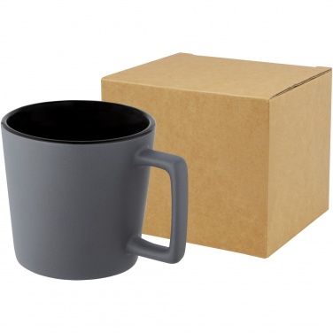 Logo trade business gift photo of: Cali 370 ml ceramic mug with matt finish
