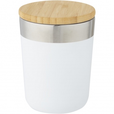 Logotrade promotional merchandise photo of: Lagan 300 ml stainless steel tumbler with bamboo lid