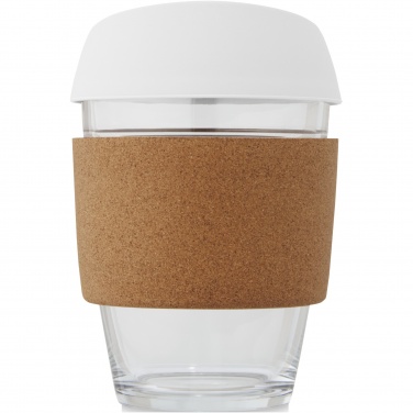 Logo trade promotional item photo of: Lidan 360 ml borosilicate glass tumbler with silicone lid