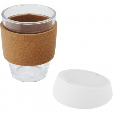 Logotrade promotional gifts photo of: Lidan 360 ml borosilicate glass tumbler with silicone lid