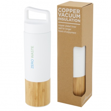 Logotrade advertising product image of: Torne 540 ml  stainless steel bottle with bamboo outer wall
