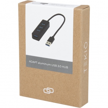 Logo trade business gift photo of: ADAPT aluminum USB 3.0 hub