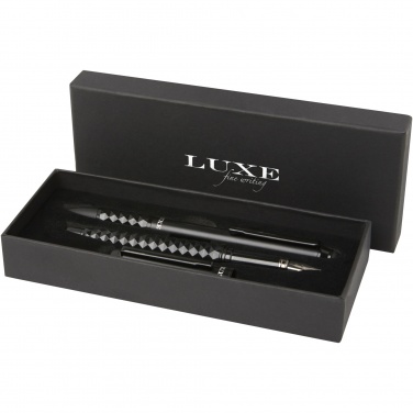 Logotrade promotional merchandise image of: Tactical Dark duo pen gift box